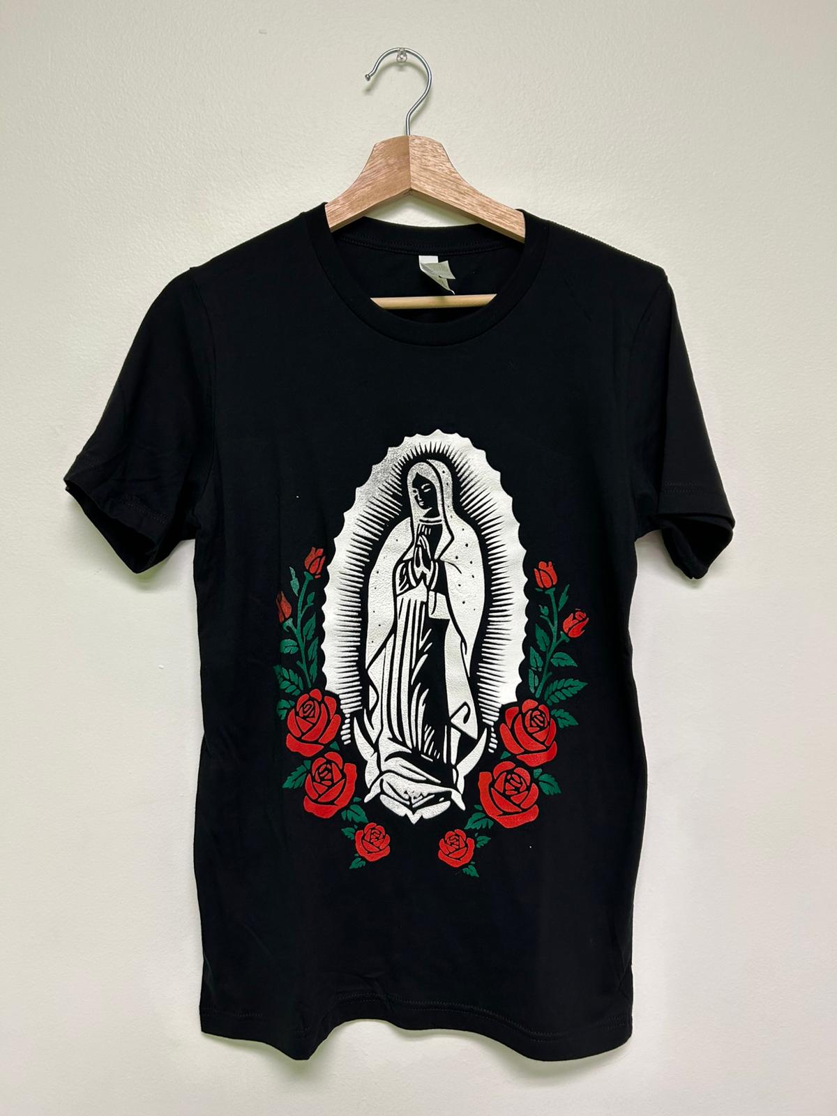 Mi Virgen Ranchera Black T-Shirt